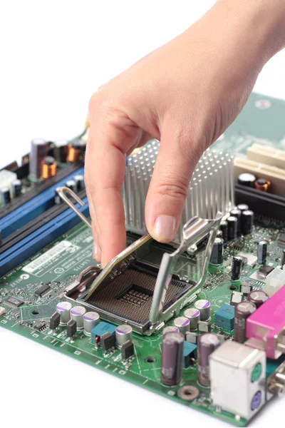 Computer mainboard — Stock Photo, Image