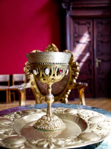 The golden chalice bishop's, Poland — Stock Photo, Image