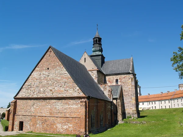 Kirche in der alten Abtei Sulejow, Polen — Stockfoto