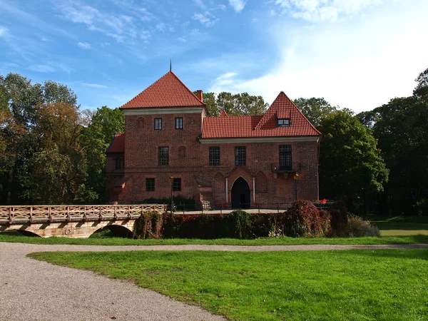 Gotische Burg in Oporow, Polen — Stockfoto