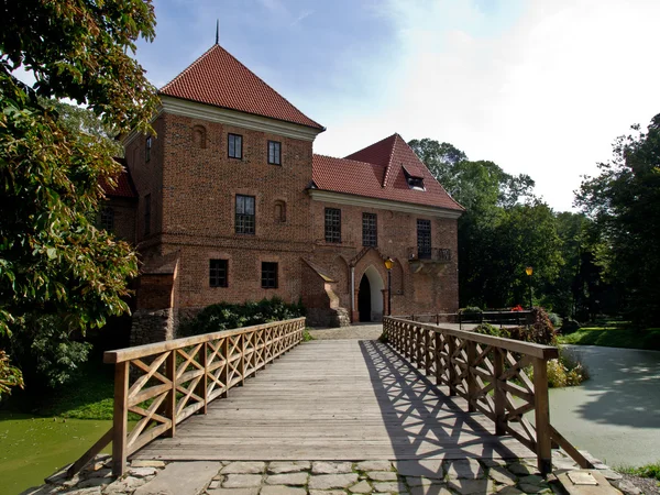 Gothic castle in Oporow, Poland — Stock Photo, Image