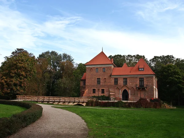 Готический замок в Опорове, Польша — стоковое фото