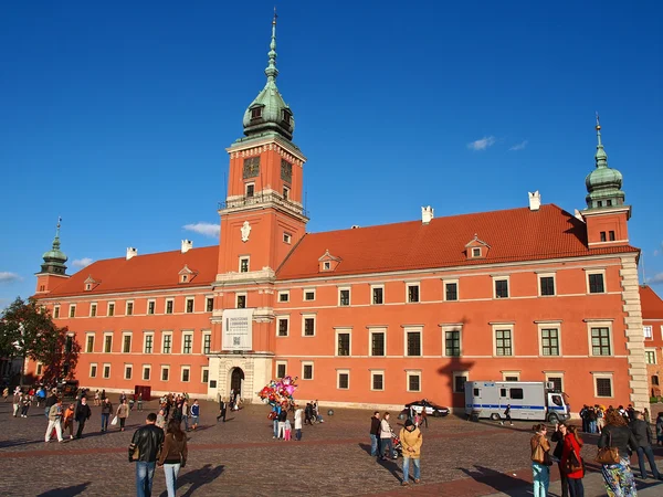 Koninklijk kasteel in Warschau, Polen — Stockfoto