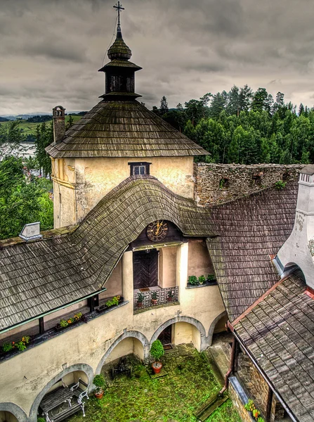 Niedzica castle, Polen — Stockfoto