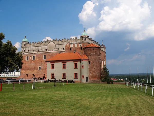 Kasteel in golub-dobrzyn, Polen — Stockfoto