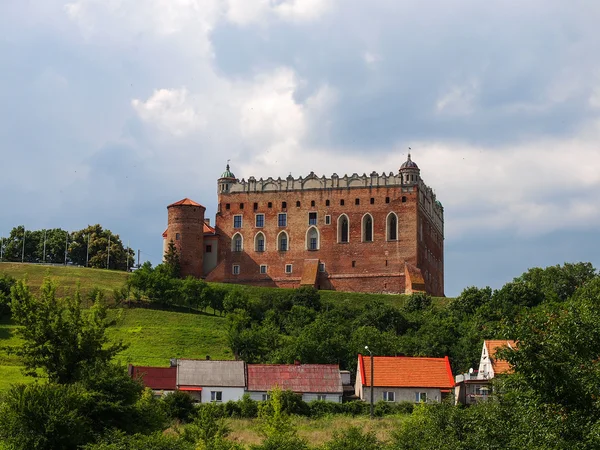 Castle in Golub-Dobrzyn, Poland — Stock Photo, Image