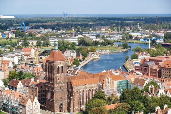 Gdansk, Polonya eski şehrin mimarisi
