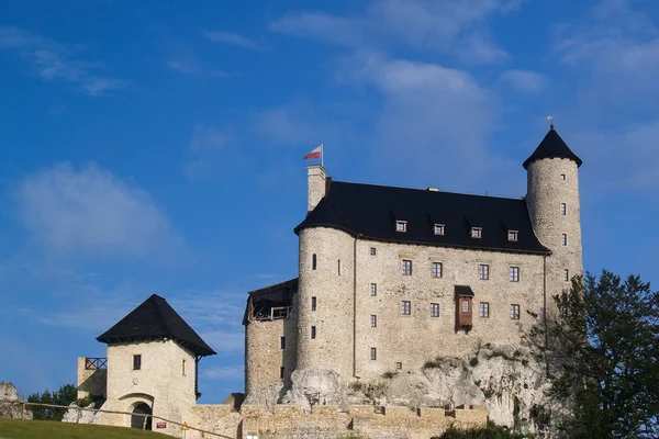 Vackra medeltida bobolice castle, Polen — Stockfoto