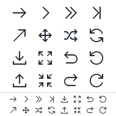 ok simgesi simgeleri