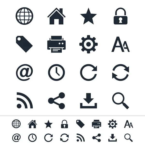 Iconos Web — Archivo Imágenes Vectoriales