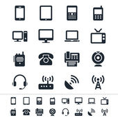 Symbole für Kommunikationsgeräte