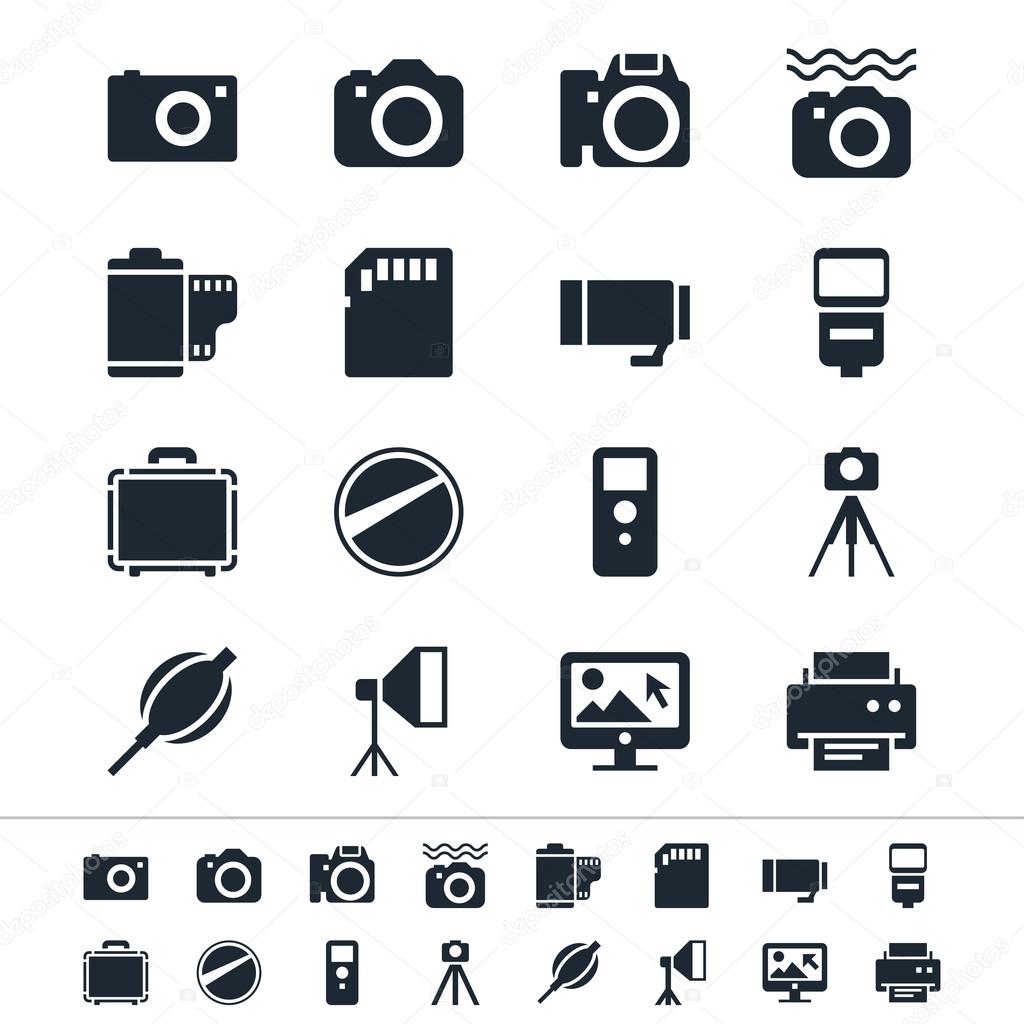 Photography icons