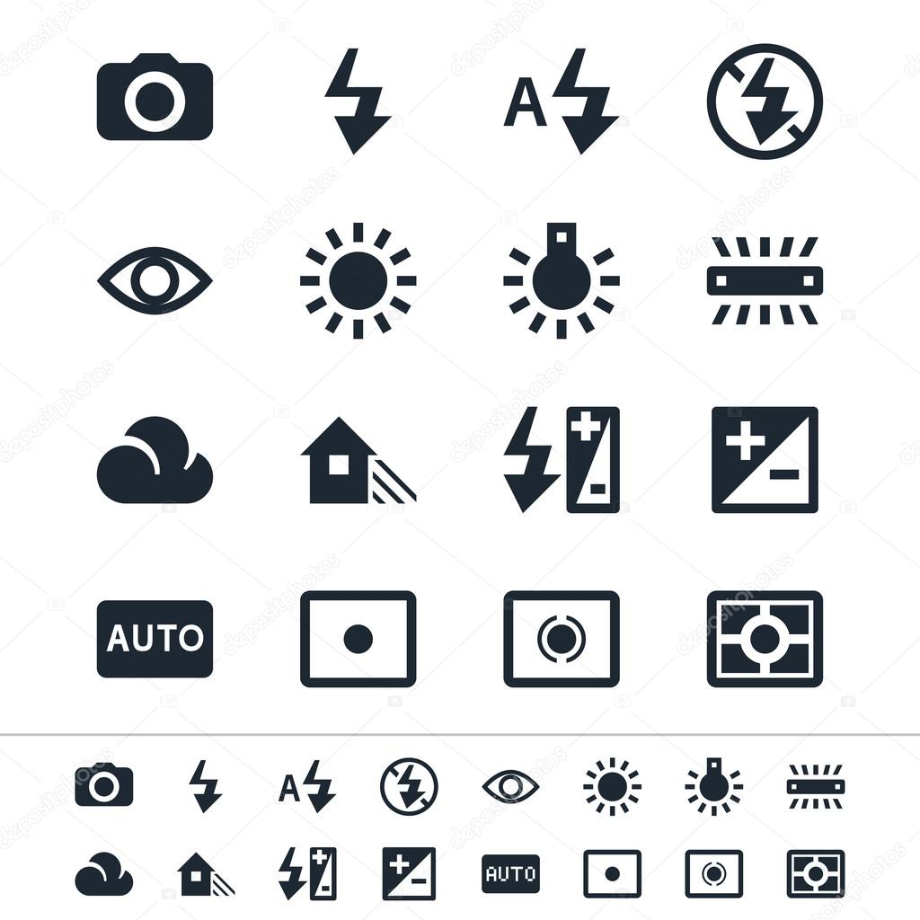 Photography icons