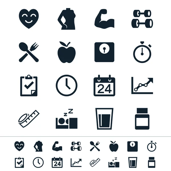 Iconen voor de gezondheidszorg — Stockvector