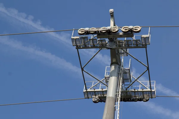 Stand for cableway — Stock Photo, Image