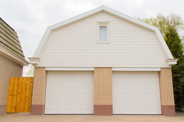 Garage with two doors Stock Image