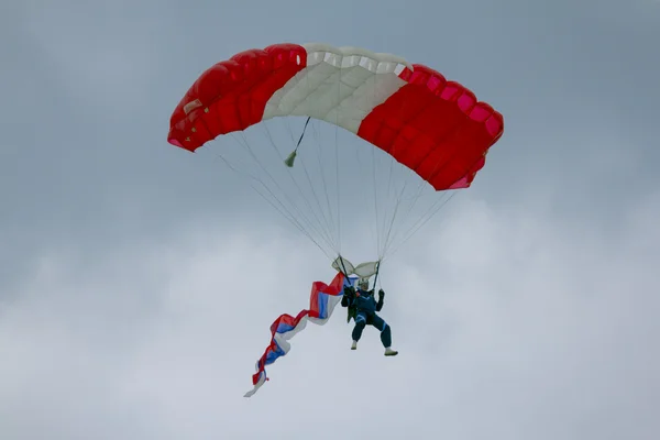 Russische parachutist — Stockfoto