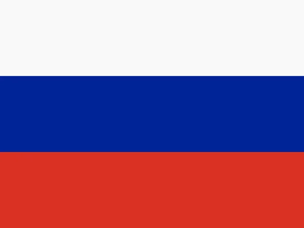 Flag Russia Russia Flag — Stok Vektör