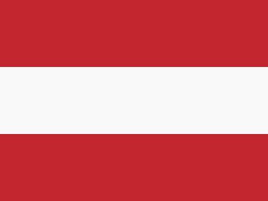 Flag of Austria. European country.
