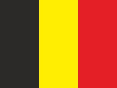 Flag of Belgium. European country.