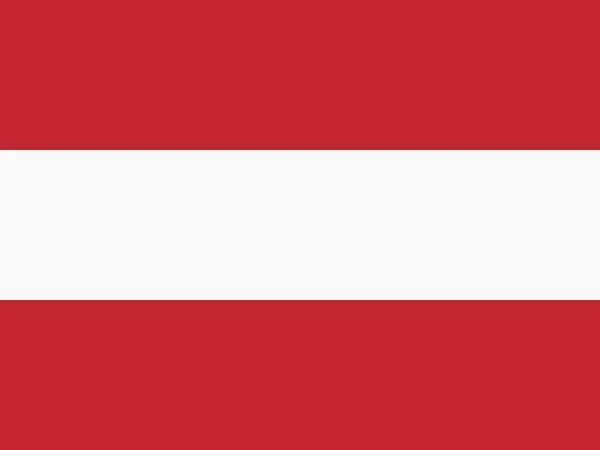 Flag Austria European Country — Stockvektor