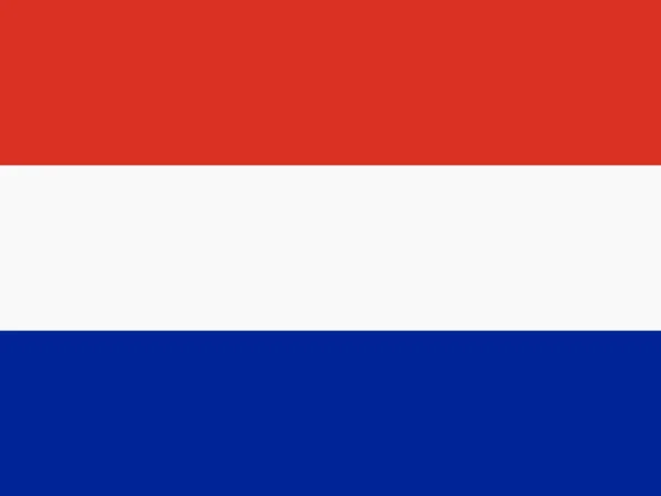 Flag Netherlands Kingdom Netherlands Flag Holland European Country — Wektor stockowy