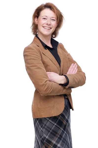 Cheerful, Friendly Business Woman — Stock Photo, Image