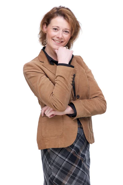 Friendly, Casual Business Woman — Stock Photo, Image