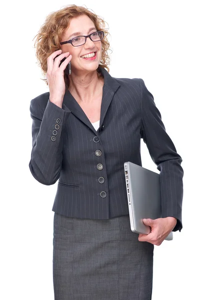 Business Woman on the Go — Stock Photo, Image