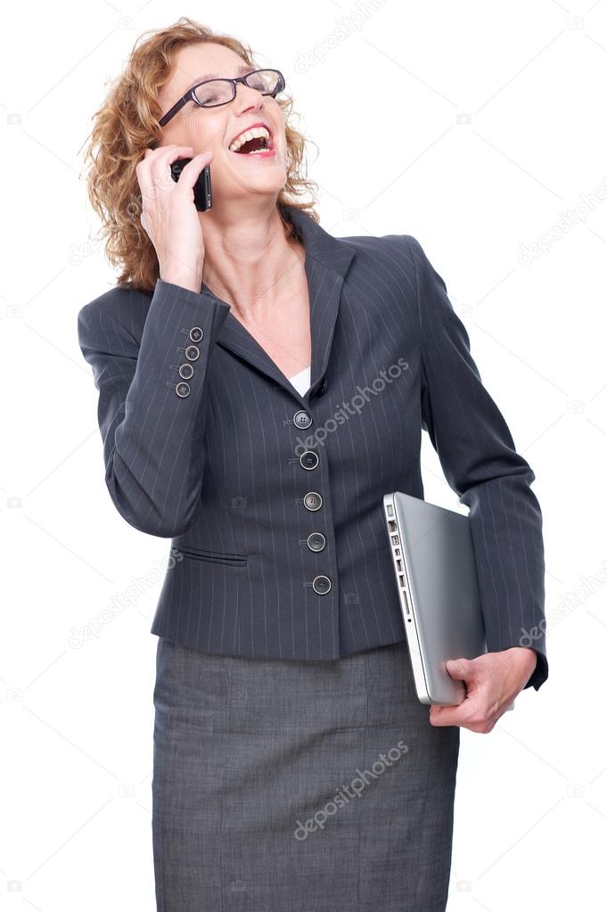 Mobile Business Woman