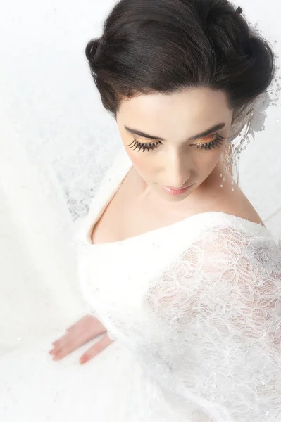 Ritratto di sposa elegante — Foto Stock