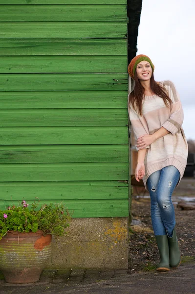 Hermosa mujer rural —  Fotos de Stock