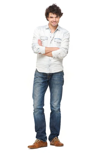 Isolated portrait of a Young Handsome Man — Stock Photo, Image