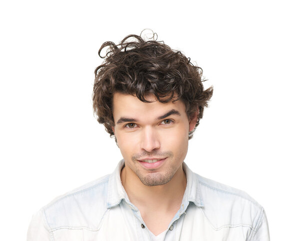 Horizontal Portrait of Handsome Young Man