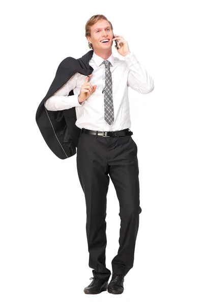 Businessman Talking on the Phone — Stock Photo, Image