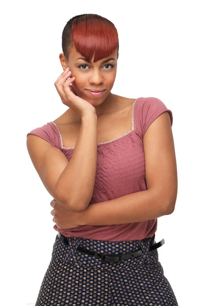 Cute African American Woman — Stock Photo, Image