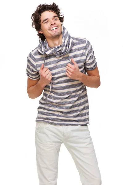 Attractive Man in Stripes — Stock Photo, Image