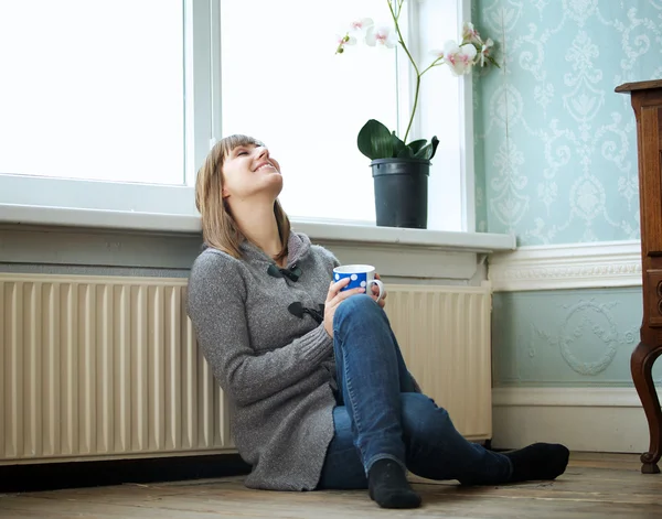 Relajarse en casa — Foto de Stock