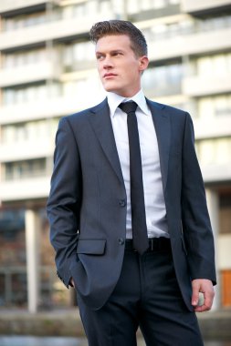 Şehirdeki iş adamı