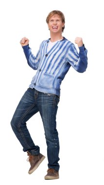 kutlama adam pompalama yumruk