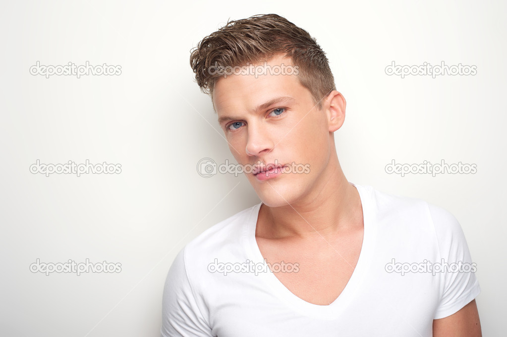 Horizontal Portrait of Handsome Man