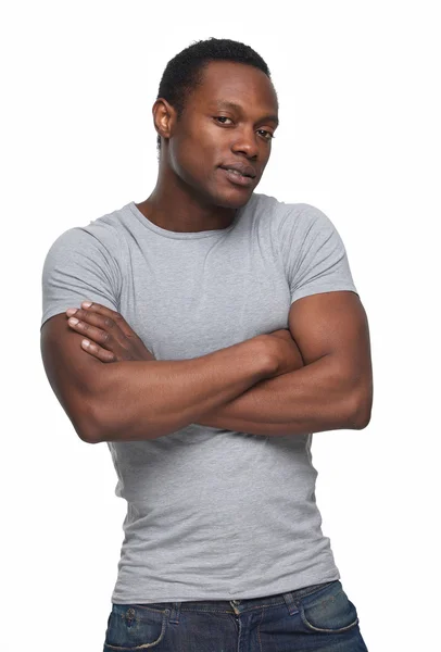 Casual Guy with Arms Crossed — Stock Photo, Image