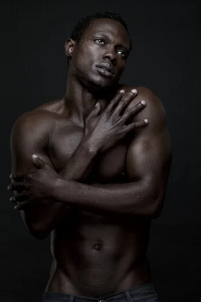 건강 한 아프리카계 미국인 남자 — 스톡 사진