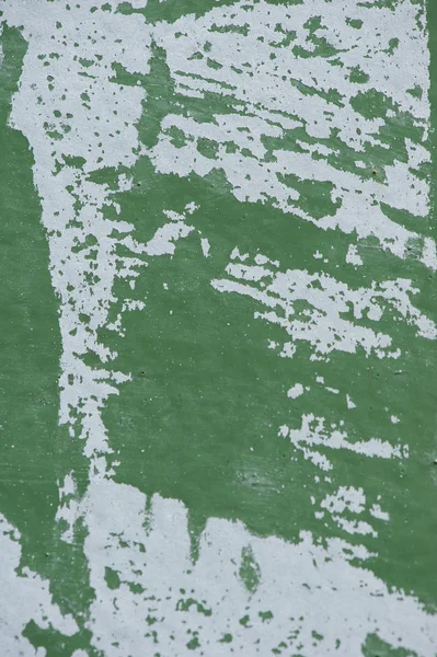 Pared verde con textura raspada de pintura —  Fotos de Stock