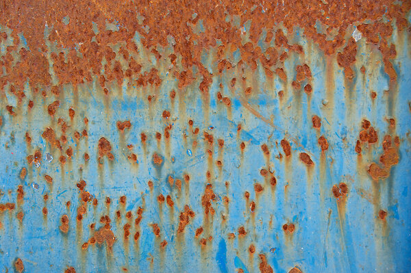 Blue Metal with Rust