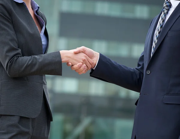ビジネス握手の挨拶 — ストック写真