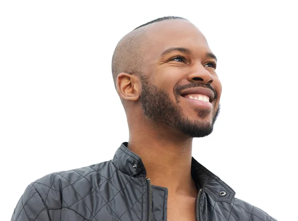 Retrato de un hombre afroamericano feliz sonriendo —  Fotos de Stock