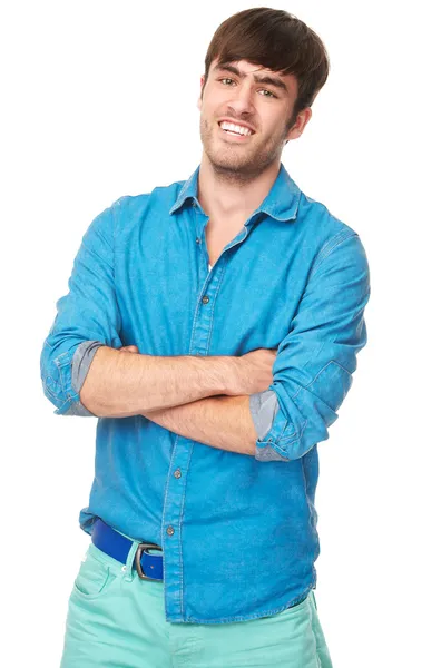 Casual guy smiling — Stock Photo, Image