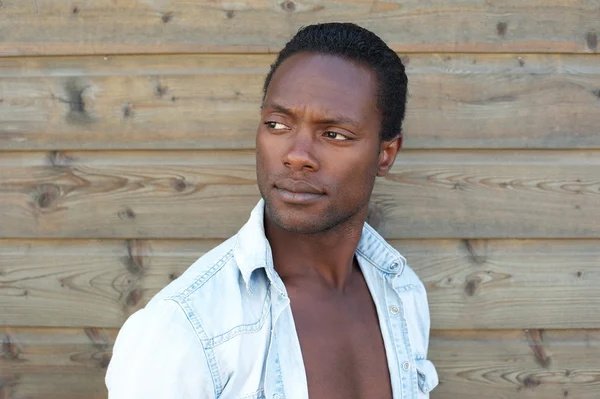 Portrait of a good looking black man — Stock Photo, Image