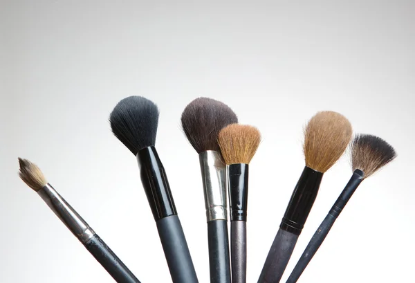 Collection of professional make up artist brushes — Stock Photo, Image